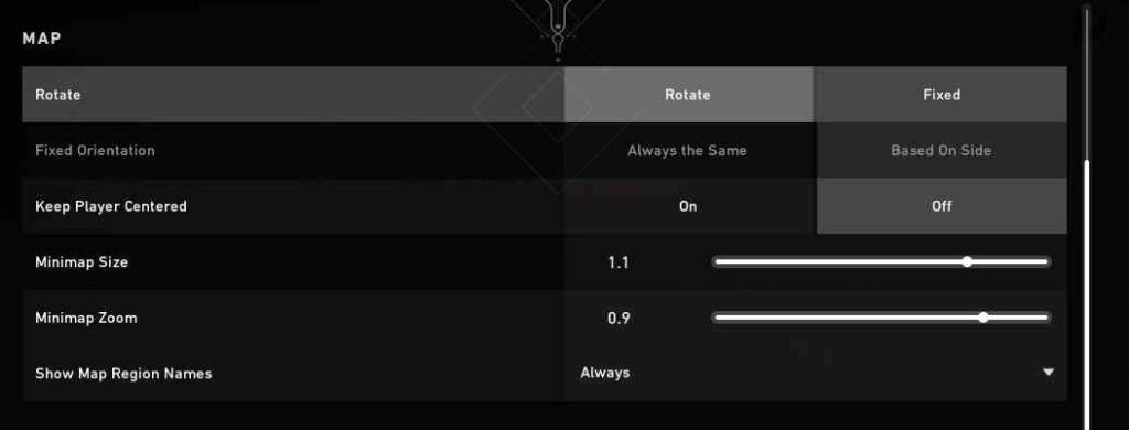 Valorant Map settings